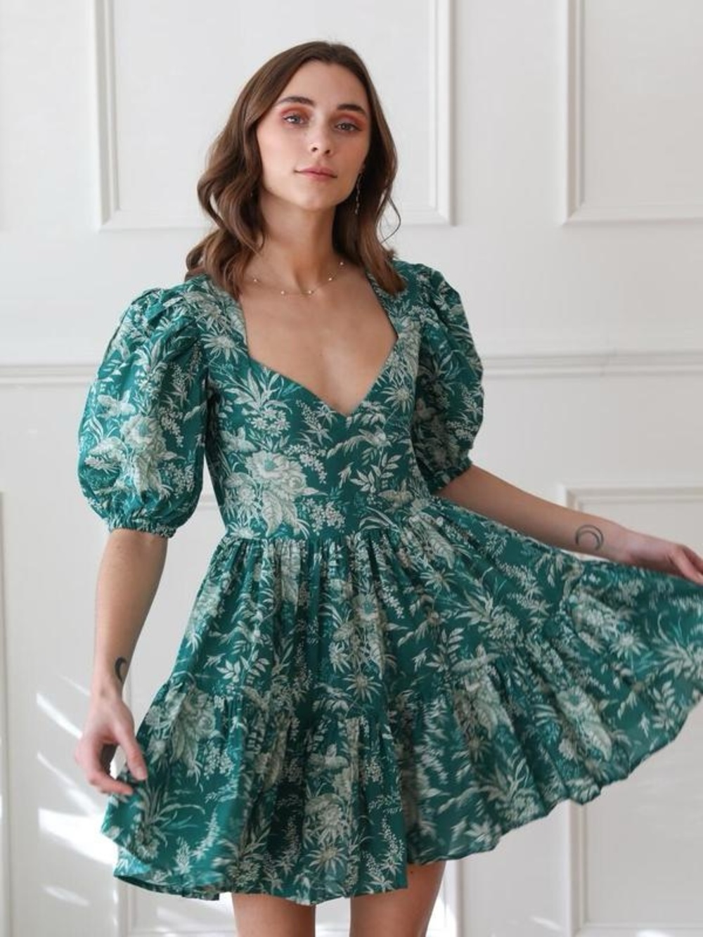 Millie Green Mini Dress Size XS